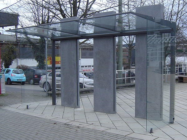 Eine Wartehalle der Reihe "TriStone"