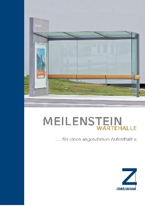 Prospekt Wartehalle Meilenstein